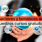 Sectores y temáticas de nuestros cursos gratuitos